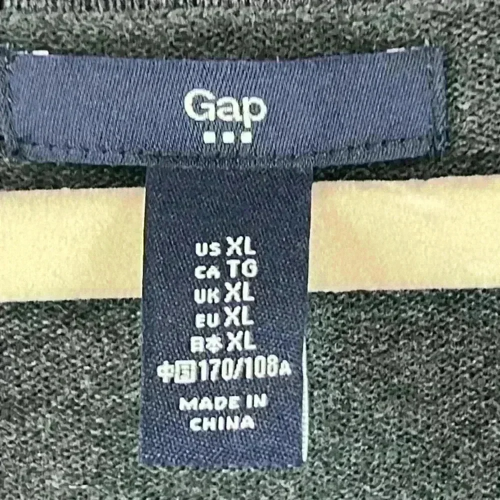 GAP Women’s Sweater Sz XL Gray Scoop Neck Cotton Cozy Party Holiday Evening